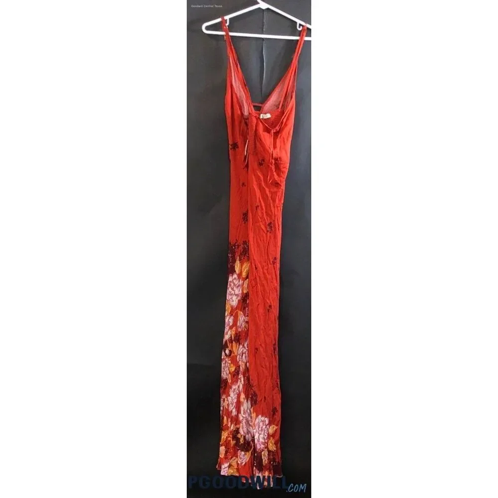 🌺Free People Red Floral Maxi Dress🌺
💜🌷Free Earrings w Purchase🌷💜 - Picture 9 of 13